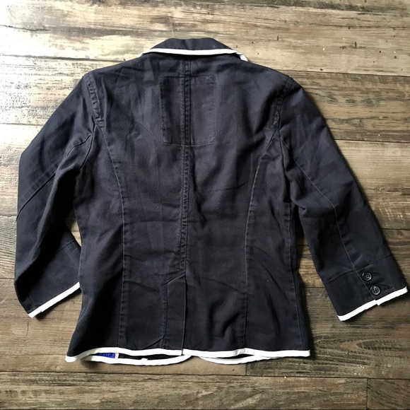 American Eagle Preppy Navy Blazer S - Picture 8 of 10